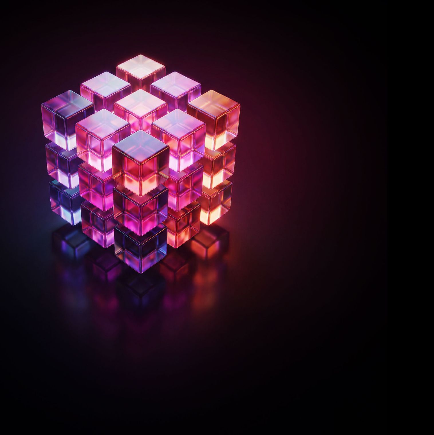 Cube in Action Background